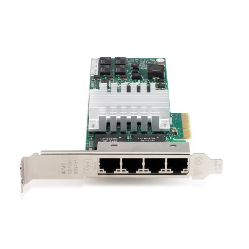 HP NC364T PCIe 4-port Gigabit Server Adapter Full Profile