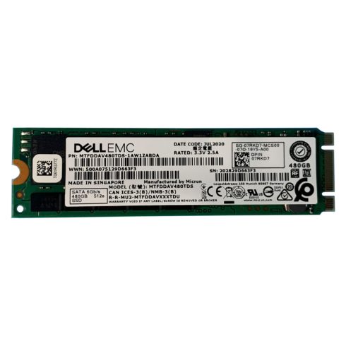 DELL EMC 480GB SATA M.2 2280 5300 Pro Read Intensive Enterprise SSD (540MB/s Reads 410MB/s Writes)