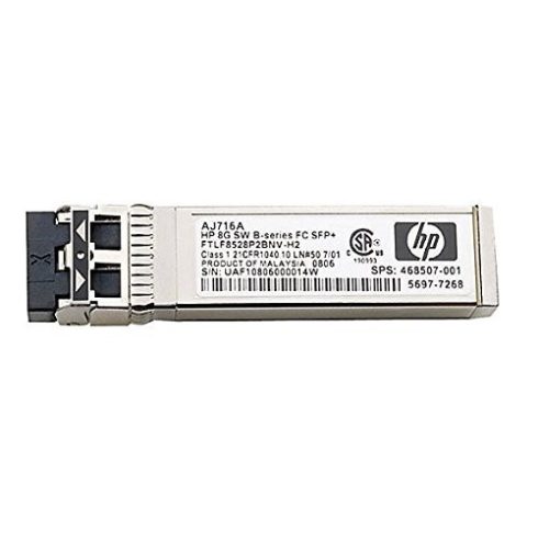 HP 8Gb Shortwave B-series Fibre Channel 1 Pack SFP+ Tansceiver