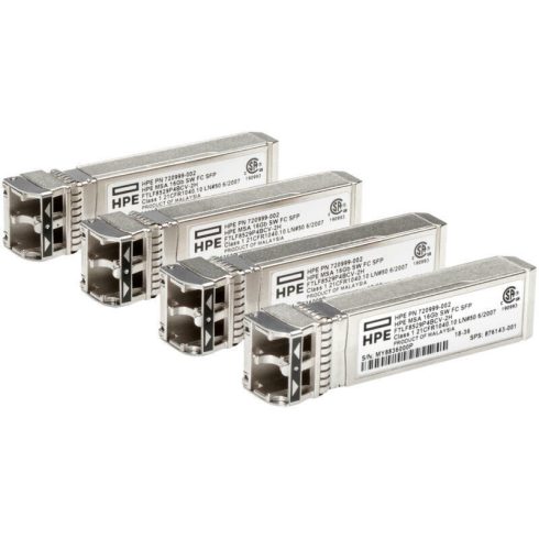 HPE MSA 2040 8Gb Short Wave Fibre Channel SFP+ 4-Pack Transceiver