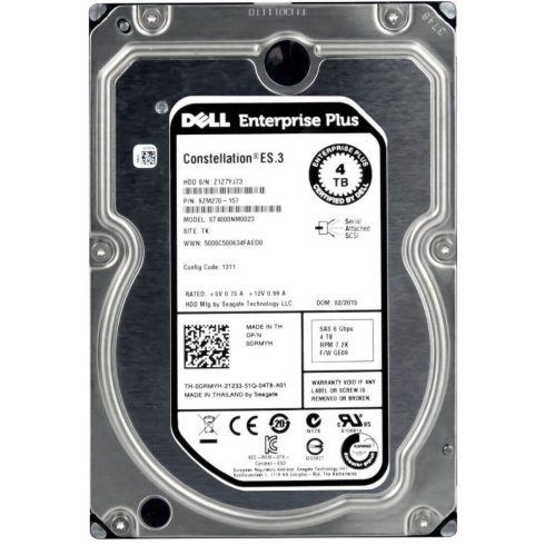 DELL 4TB 7.2k LFF 3.5" NL SAS Hard Drive