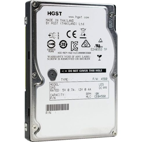 Hitachi HGST 1.2TB 10k SAS 12Gbps 128MB SFF 2.5" Hard Drive