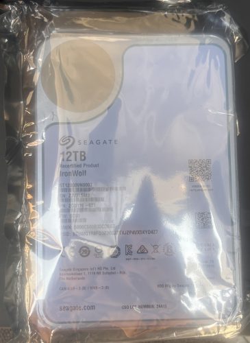 Seagate IronWolf 12TB 3.5" 256MB 7200rpm 6Gb/s SATA Hard Drive - Factory Recertified