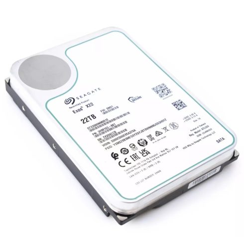 Seagate Exos X22 22TB 3.5" 512MB 7200rpm 6Gb/s 512e SATA Enterprise Hard Drive - Factory Recertified